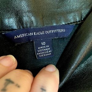 Vintage 90's American Eagle Faux Leather Mini